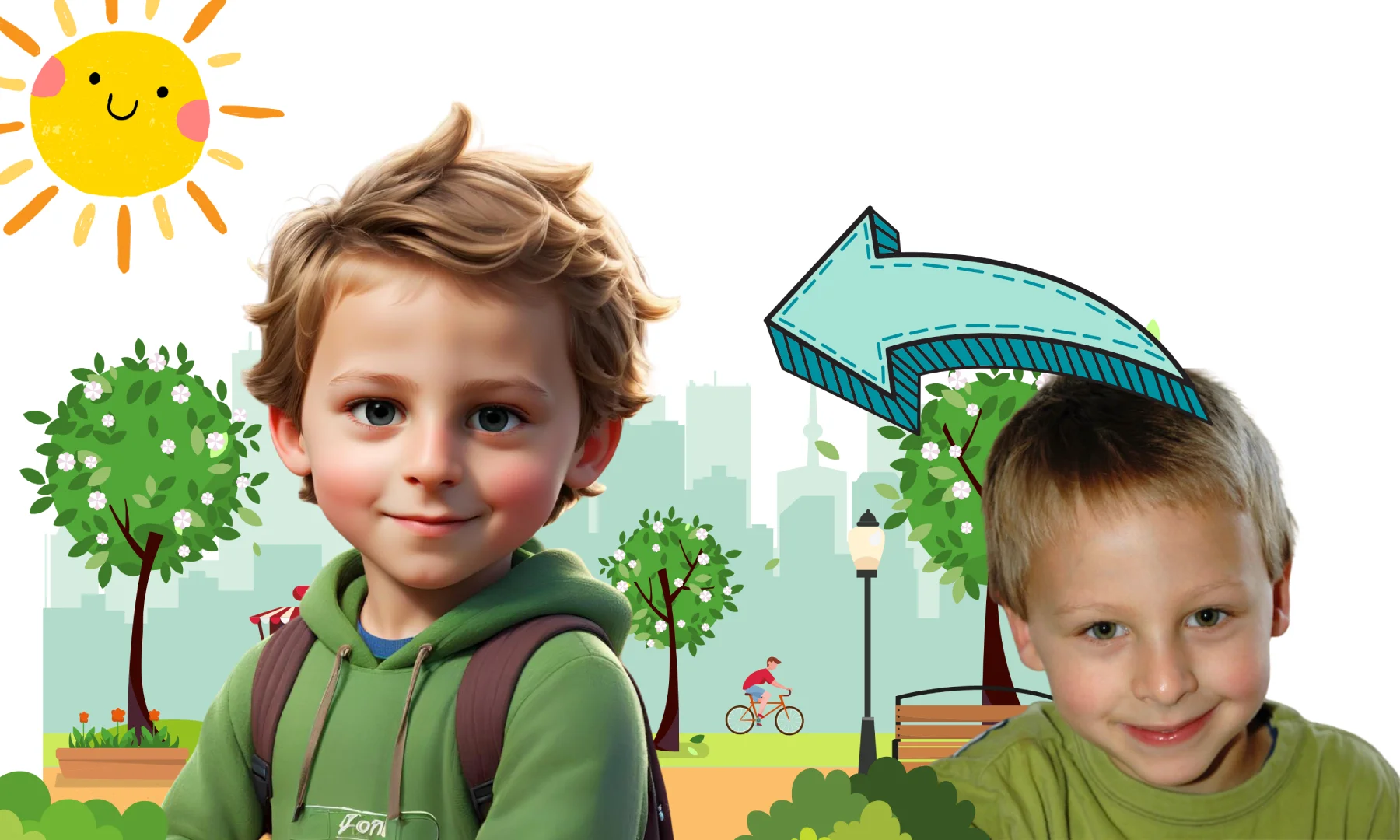 Let your kid go on adventures banner